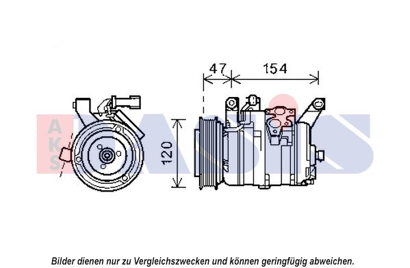 AKS DASIS Kompressori, ilmastointilaite 852552N